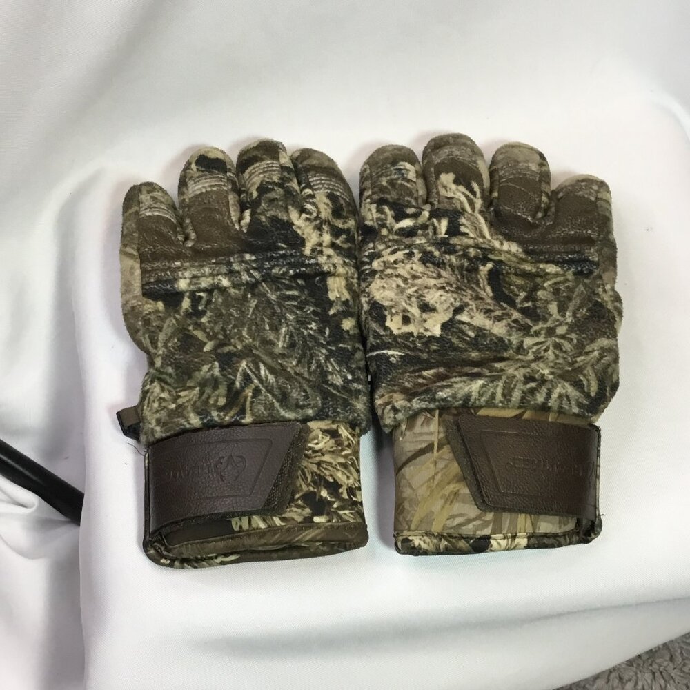 Mens WATERPROOF Scent Control Realtree Max-1 XT Heavy Weight Winter Gloves Camo